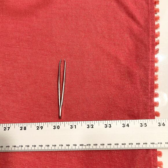 NWOT TOMMY BAHAMA Top Tunic Blouse Poncho Cover Up L/XL Pink Gold-Sparkle PomPom - Picture 11 of 11